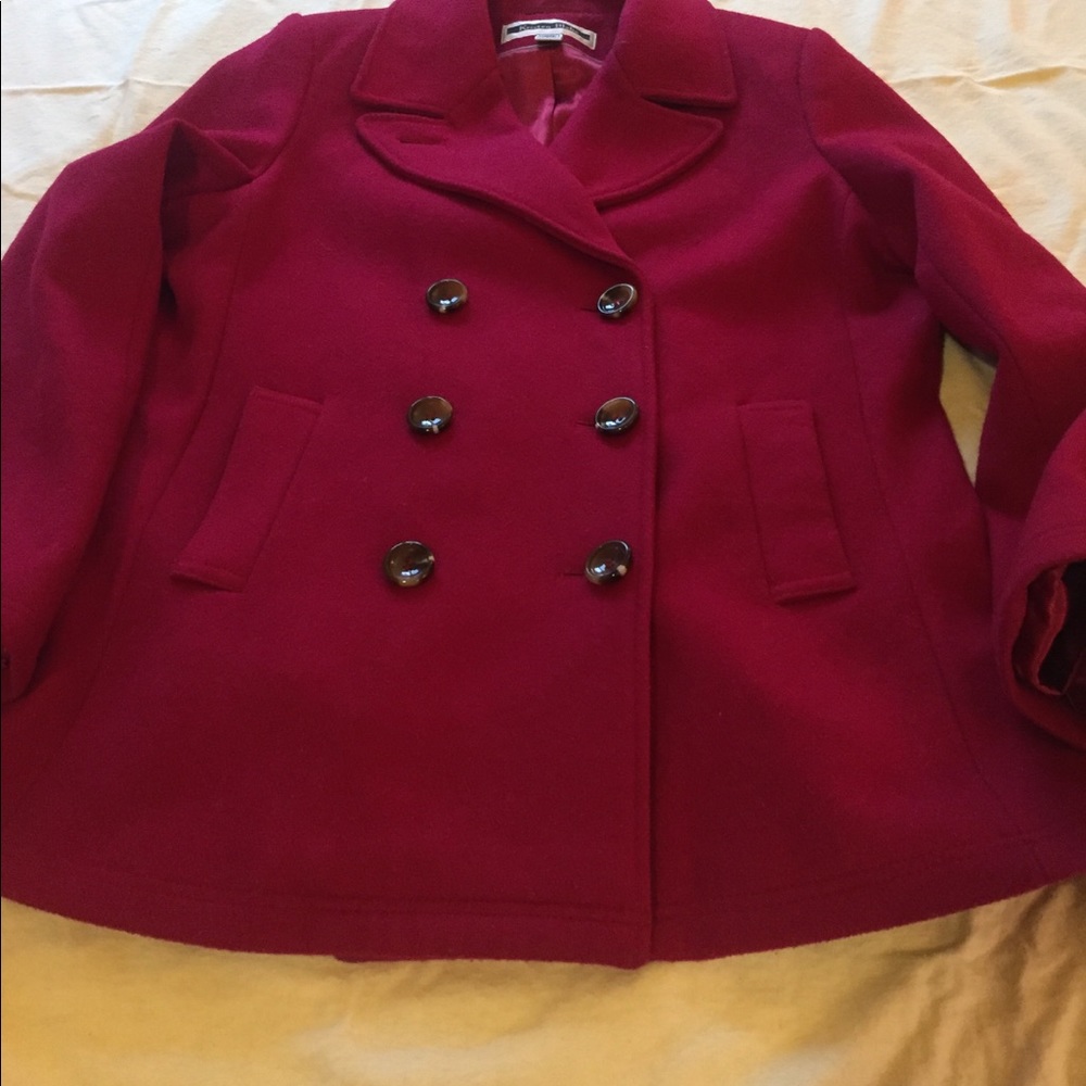 Red Pea coat - Picture 6 of 10
